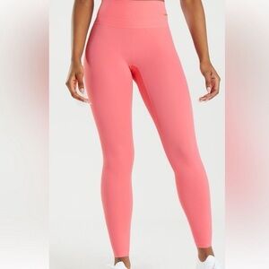 Whitney Simmons Gymshark Coral Seamless Legging Size M Athletic High Waist